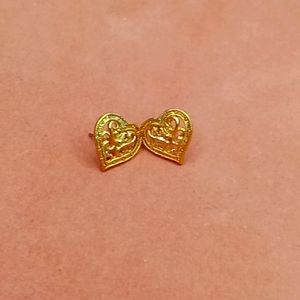 Vintage Heart Earrings